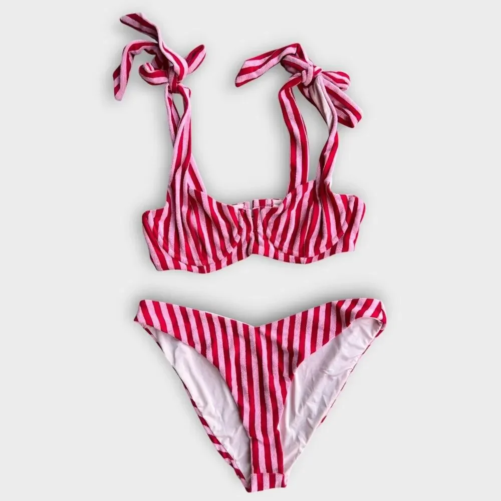 NEW Beach Riot Blair Bikini Top & Vanessa Bikini Bottom Size Large - Picture 16 of 16